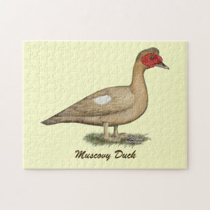 Muscovy Light Chocolate Drake Jigsaw Puzzle