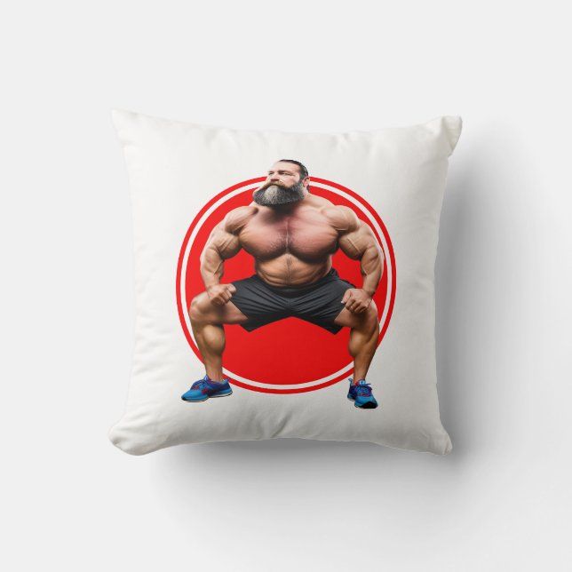 Muscular Bearded Cushion (Front)