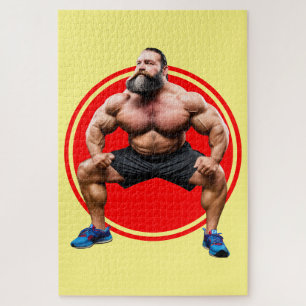 Muscular Bearded Jigsaw Puzzle