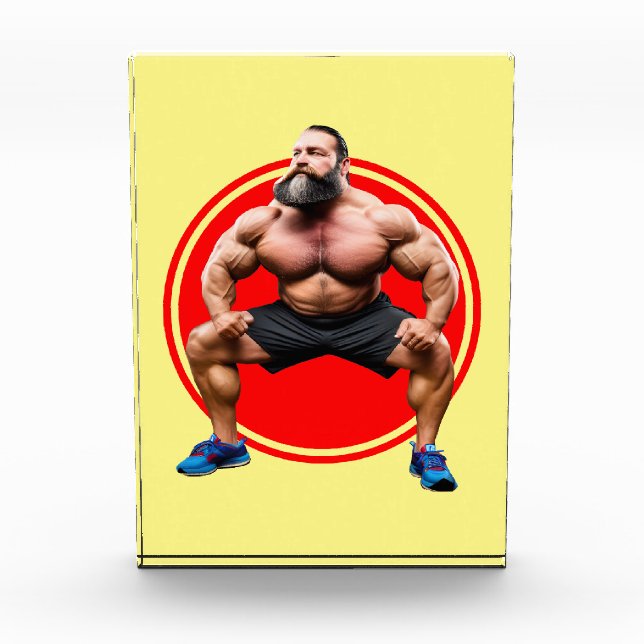 Muscular Bearded Photo Block (Front)