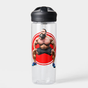Muscular Bearded Water Bottle