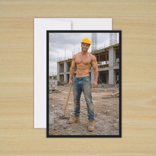Muscular Construction Worker No. 2, Card Series