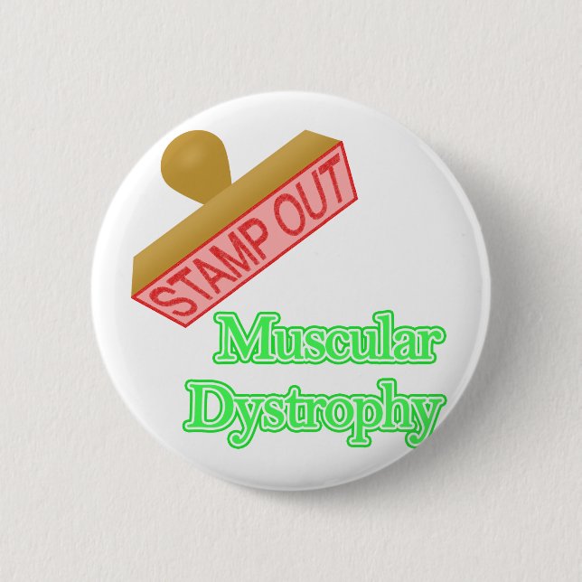 Muscular Dystrophy 6 Cm Round Badge (Front)