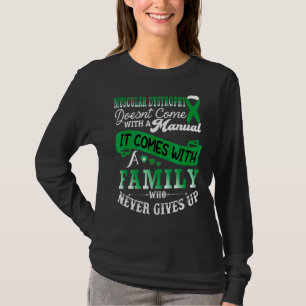 Muscular Dystrophy Awareness Family Support Green T-Shirt