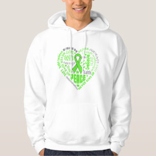 Muscular Dystrophy Awareness Heart Words Hoodie