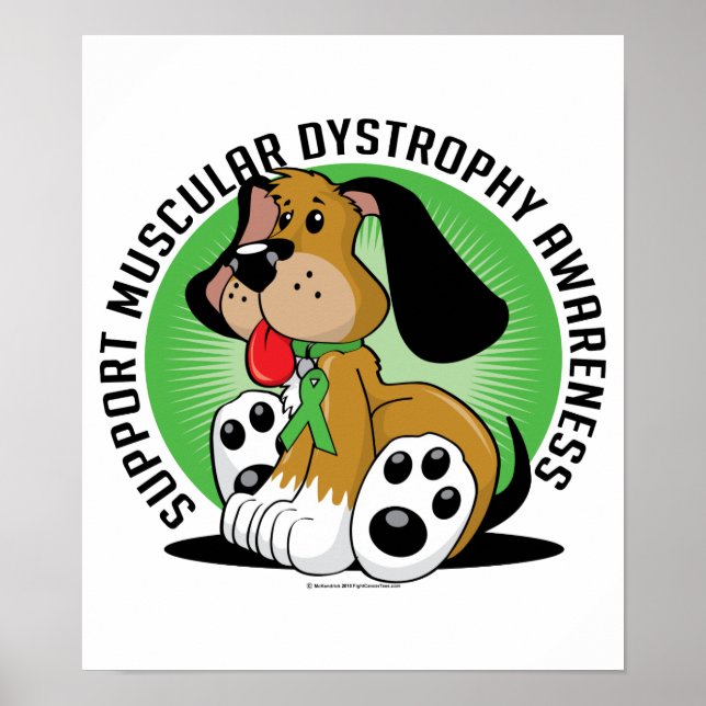 Muscular Dystrophy Dog Poster (Front)