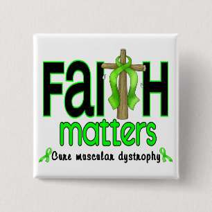 Muscular Dystrophy Faith Matters Cross 1 15 Cm Square Badge