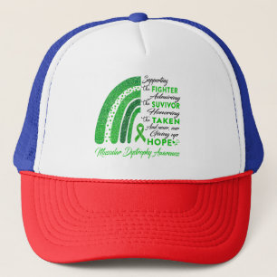 Muscular Dystrophy Warrior Supporting Fighter Trucker Hat
