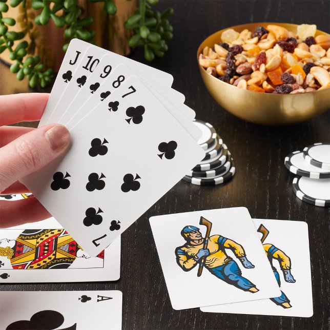 Muscular Hockey Player Playing Cards (Creator Uploaded)