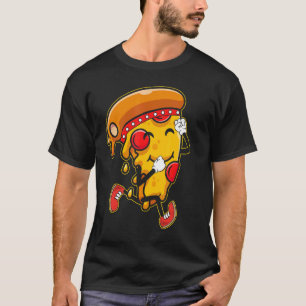 Muscular Pizza Slice Bodybuilding Workout Gym Musc T-Shirt