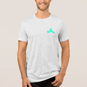 Muscular Power - Bodybuilder Strength and Fitness Tri-Blend Shirt