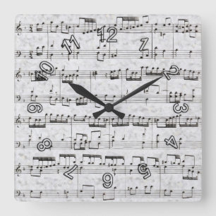 Muscy Square Wall Clock
