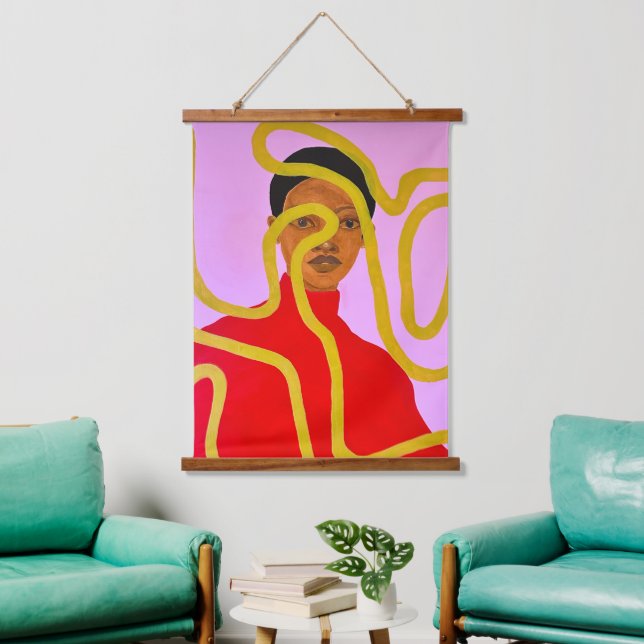 Muse #2 hanging tapestry (Living Room)