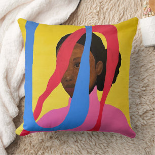 Muse #2 throw pillow