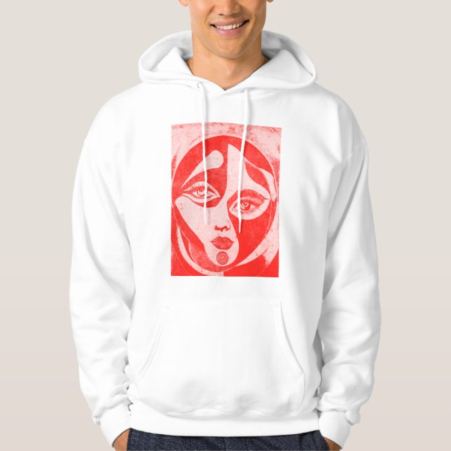 Muse in Motion: Abstract Grace Hoodie (Front)