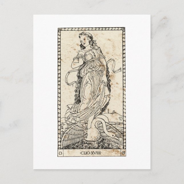 Muse Klio Clio Geschichte history Postcard (Front)