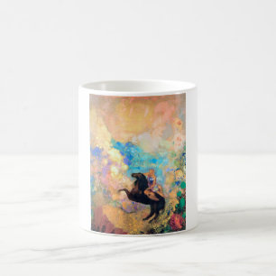 Muse on Pegasus, Redon Coffee Mug