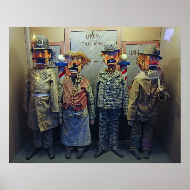 Musee Mecanique Automated Puppets - San Francisco Poster (Front)