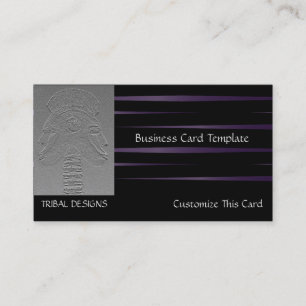 Museum African Mask Tribal Art Business Card