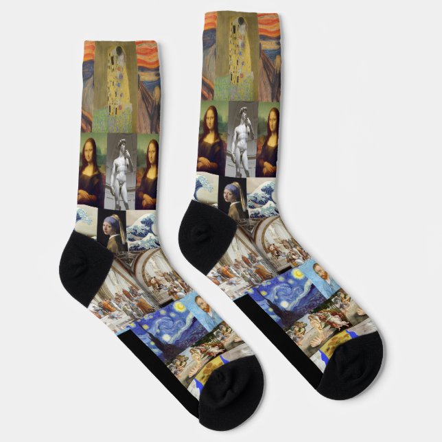 Museum Art Socks Enchanced Crew Socks  (Right)
