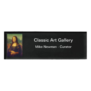 Museum Gallery Staff Name Tag