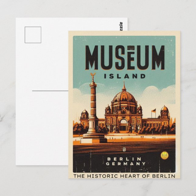 Museum island berlin-the historic heart of Berlin Postcard (Front/Back)