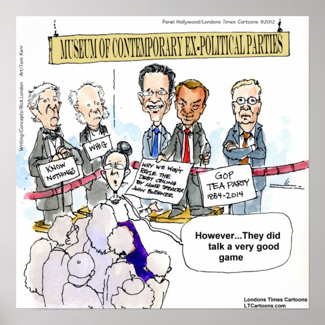 Museum Of Defunct (Tea Party) Parties Poster (Front)