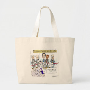 Museum Of Ex Political Parties Funny Gifts & Tees Large Tote Bag