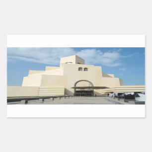 Museum of Islamic Arts, Qatar rectangular sticker