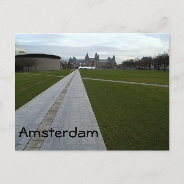 Museumplein, Amsterdam Postcard (Front)
