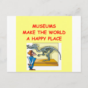 museums postcard