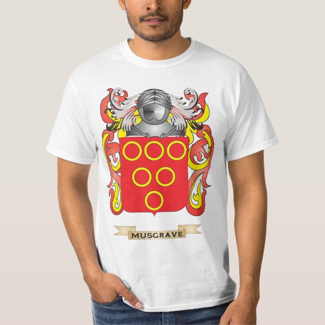 Musgrave Coat of Arms (Family Crest) T-Shirt (Front)