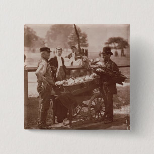 Mush Faker and Ginger Beer Maker, from 'Street Lif 15 Cm Square Badge