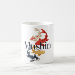 Mushin Japanese Koi Symbol for Daily Focus Coffee Mug