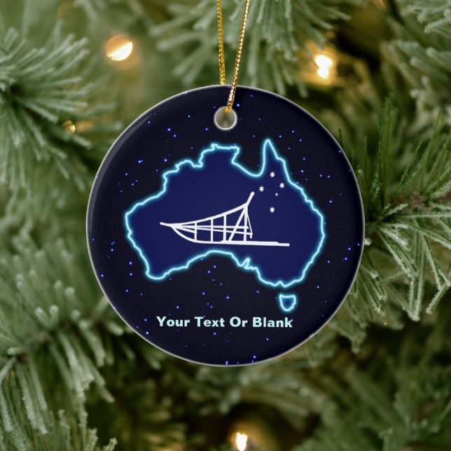 Mushing Down Under Ceramic Tree Decoration (Tree)