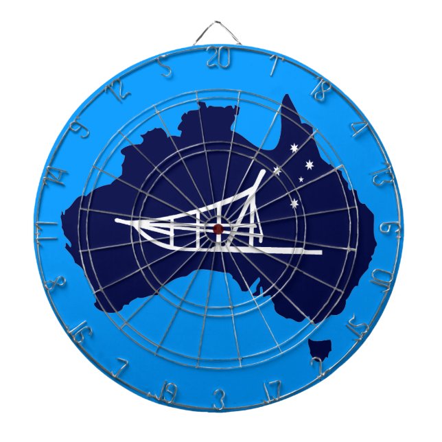 Mushing Down Under Dartboard (Front)