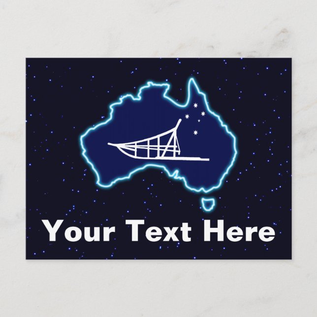 Mushing Down Under Postcard (Front)