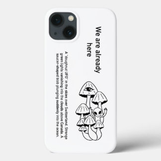 Mushroom alien  iPhone 13 case