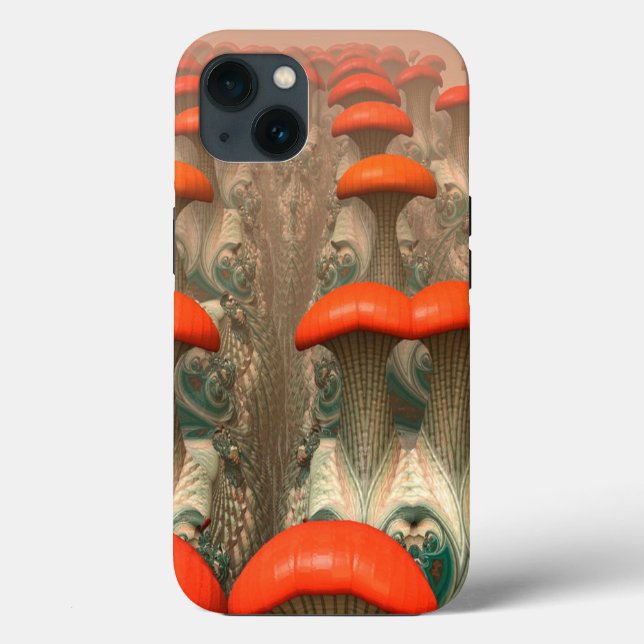 Mushroom Alien Planet Case-Mate iPhone Case (Back)