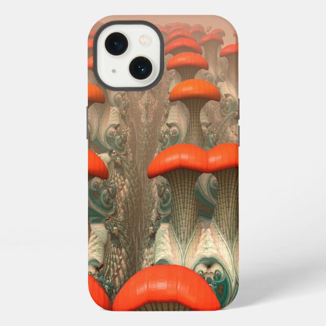 Mushroom Alien Planet iPhone Case (Back)