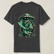 Mushroom Alien Ronin — Vintage Space Wanderer