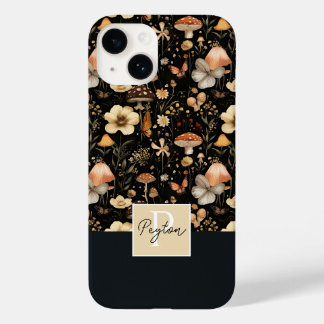 Mushroom and Flowers Fall pattern Case-Mate iPhone 14 Case