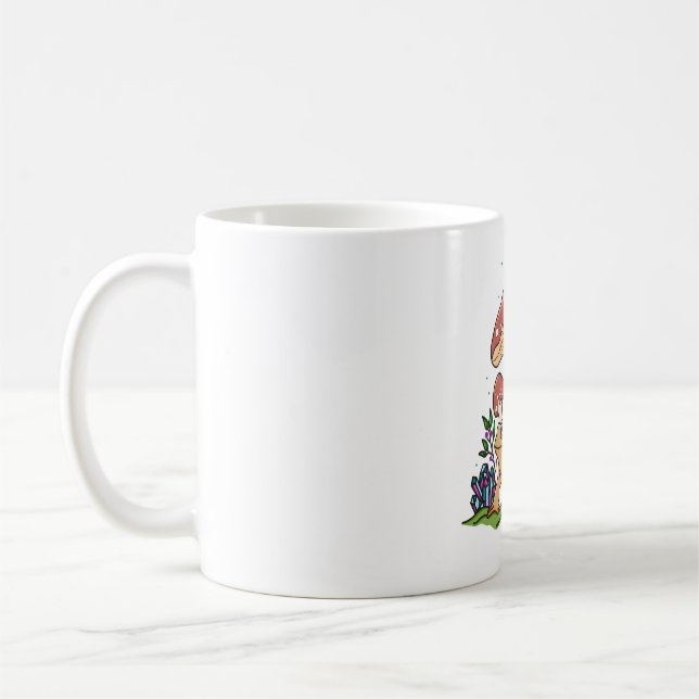 Mushroom and Toad  Coffee Mug (Left)
