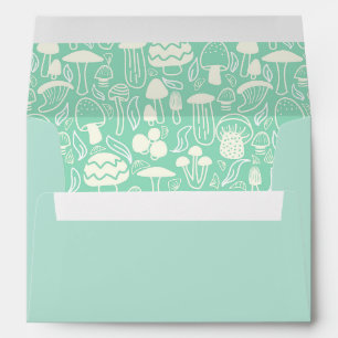 Mushroom Aqua Cream Envelope