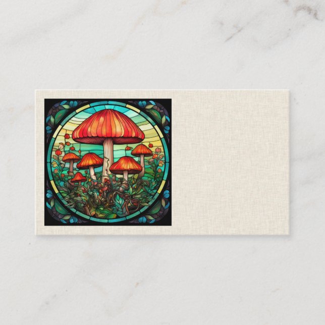 Mushroom Art Business Cards (Front)