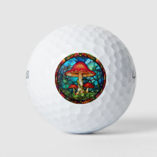 Mushroom Art Golf Balls