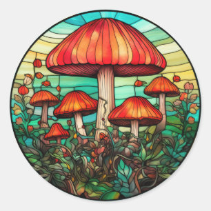 Mushroom Art Stickers
