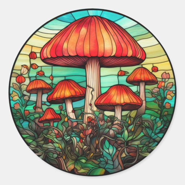 Mushroom Art Stickers (Front)