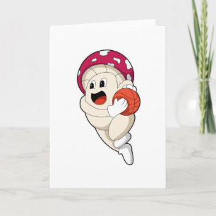 Mushroom at Basketball Sports Card