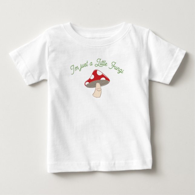 Mushroom Baby Shower Baby T-Shirt (Front)